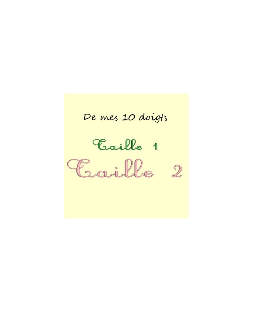 Alphabet Cursif petite taille