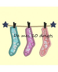 Corde à linge Maillot de bain et tongs - 3 tailles