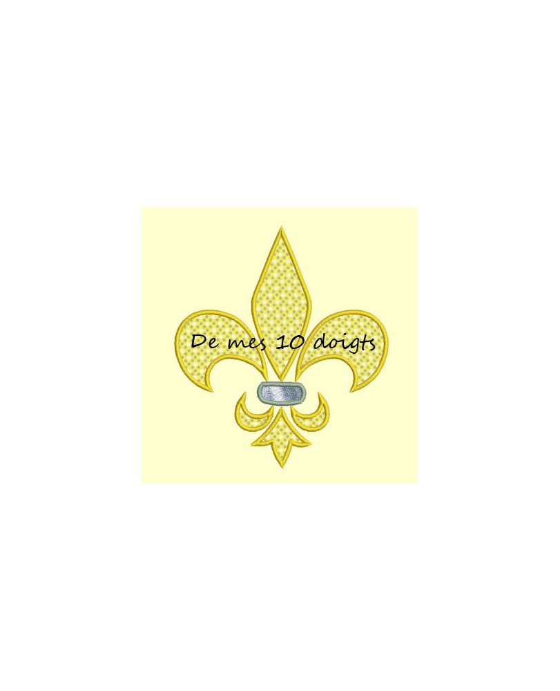 Cadre poisson Ictus en appliqué - 3 tailles