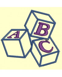 Cubes en version appliqué - Appliqués