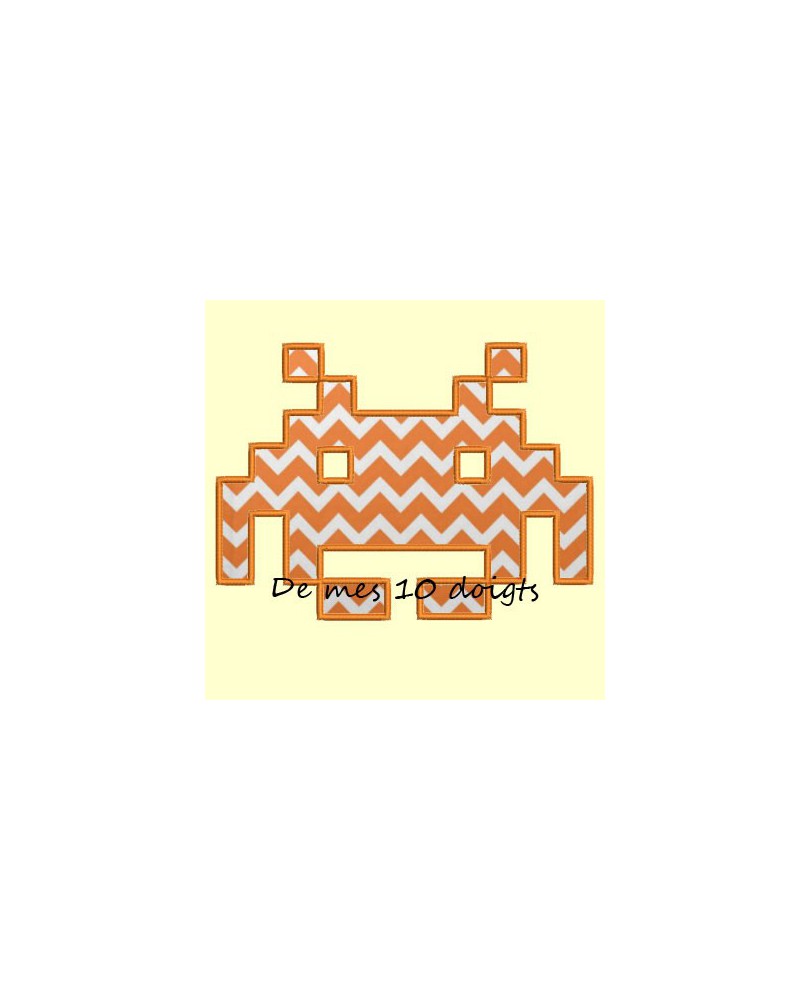 Space invaders 3 - 4 tailles