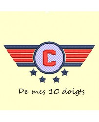 logo Aviation hélice - 4 tailles